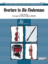 Overture to Die Fledermaus Orchestra sheet music cover